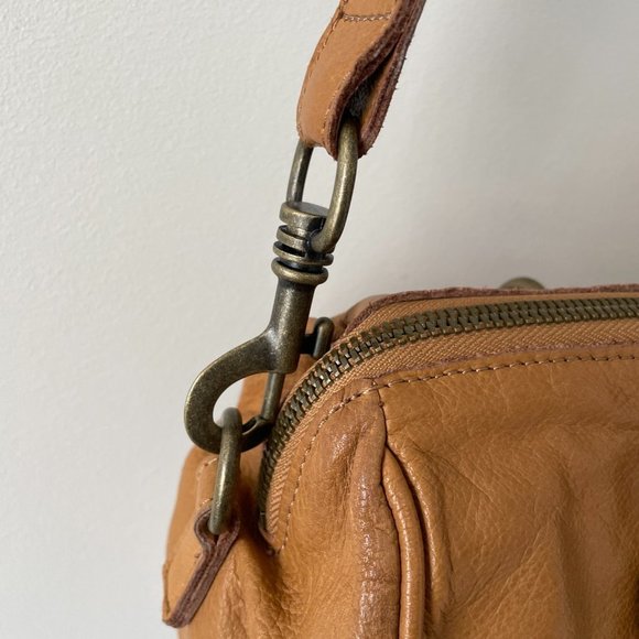 Liebeskind Berlin Hand Bag Leather Detachable Shoulder Strap Brown - Picture 9 of 11